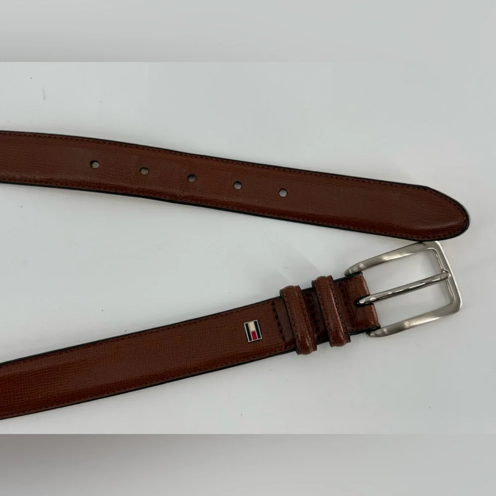 Tommy Hilfiger‎ Brown Leather Belt 40